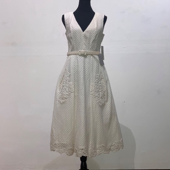 Eliza J white eyelet dress - Picture 7 of 13